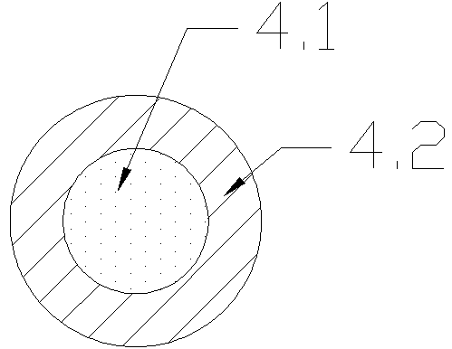 High-temperature-resistant brake cable with good brake effect