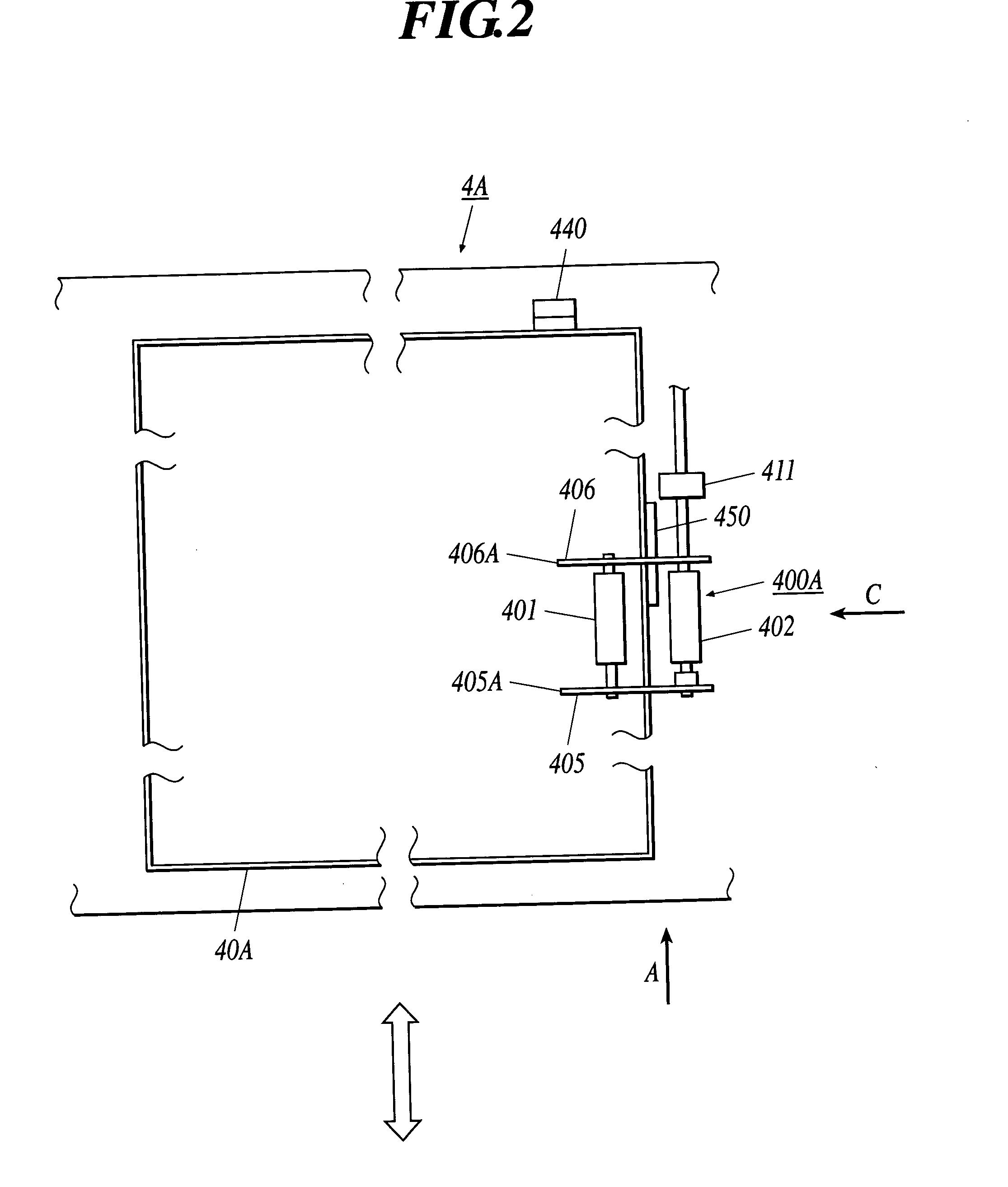 Recording medium feed device