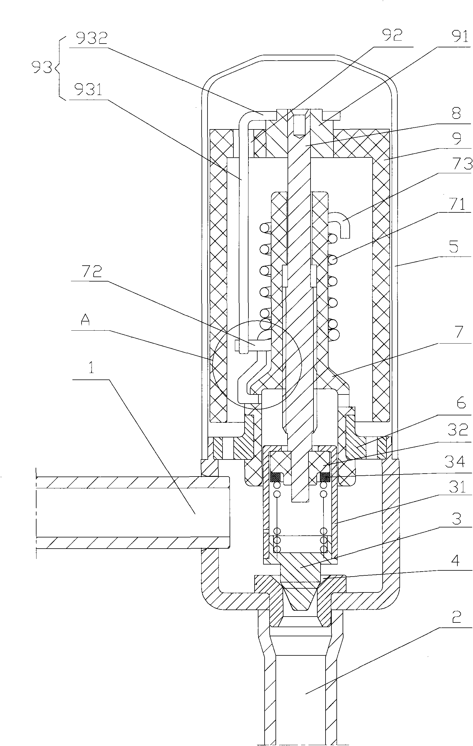 Electric control valve