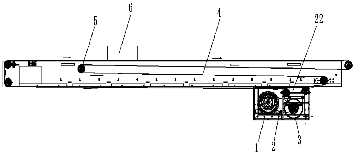 Fire control telescopic belt conveyor