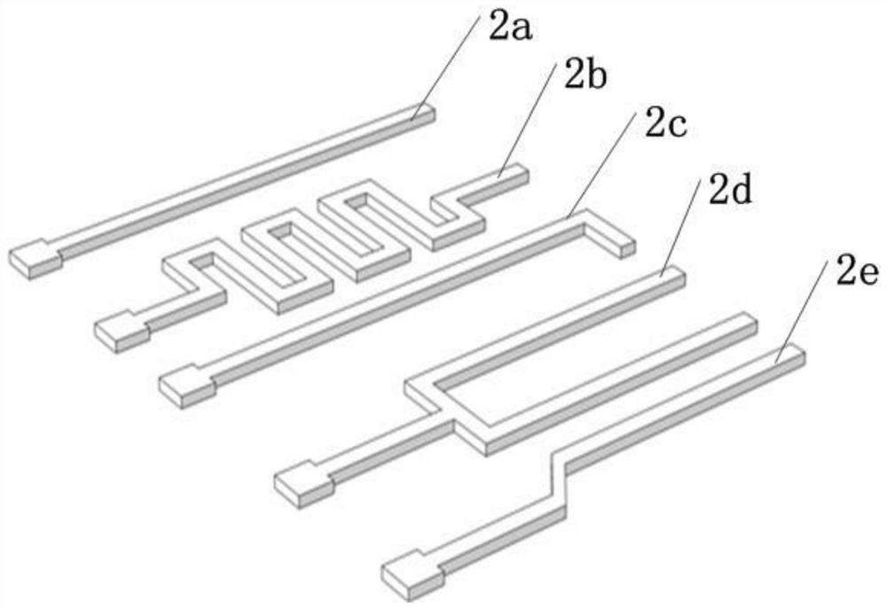 Piezoresistive miniature electric field sensor, preparation method thereof and electric field sensor