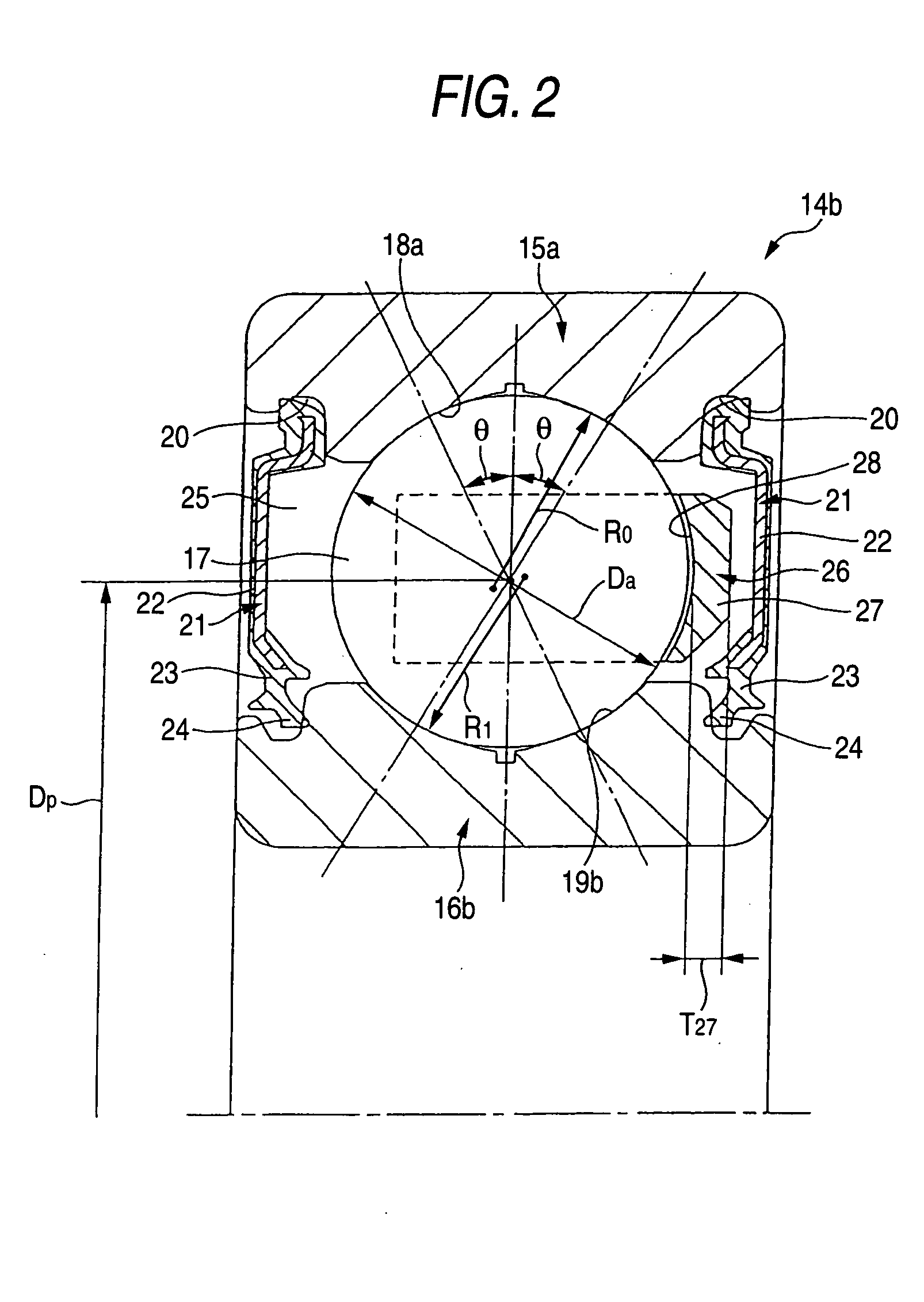 Pulley rotatingly supporting device