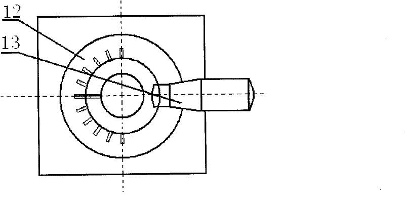 Marine minitype stepless speed regulating manual control handle