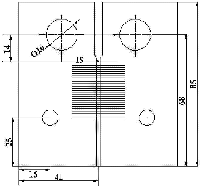 Analysis method for fatigue crack propagation based on magnesium alloy electron beam welded sample