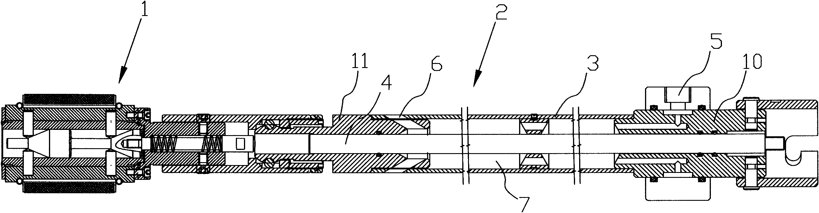 Novel automatic oil spout type honing lever