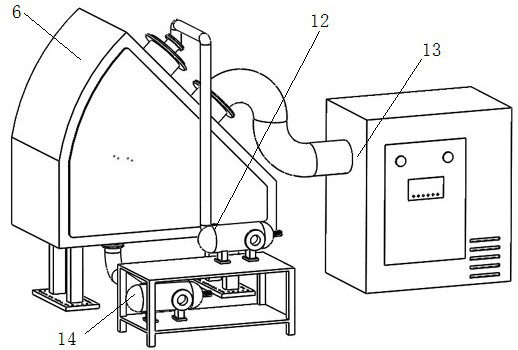 A shield machine robot tool change experimental device