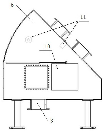 A shield machine robot tool change experimental device