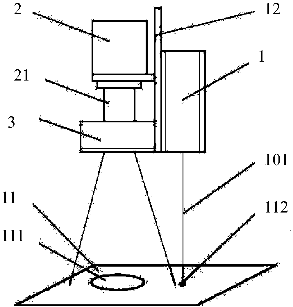 Non-contact type flexible on-line dimension measurement system