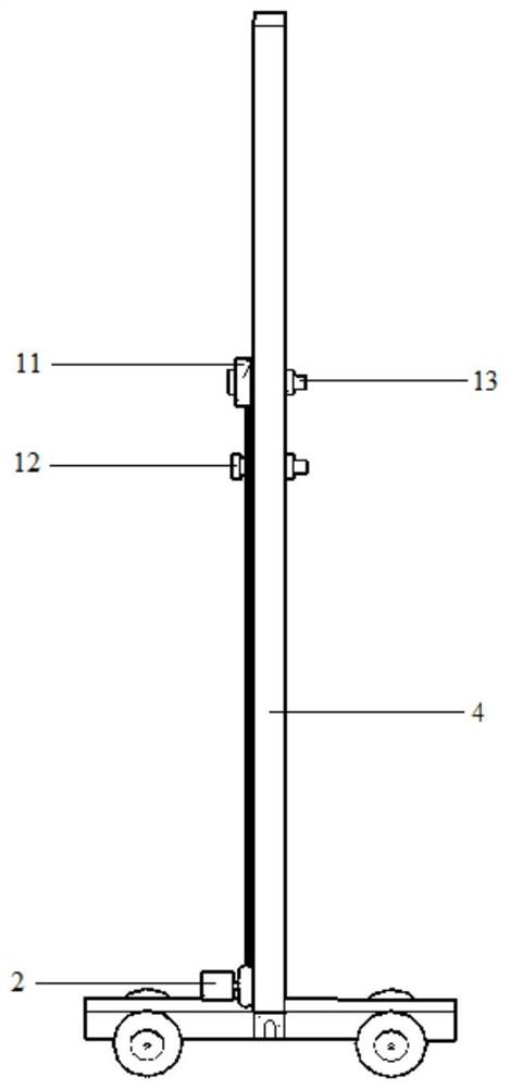 A tunnel engineering geological radar detection auxiliary device and working method