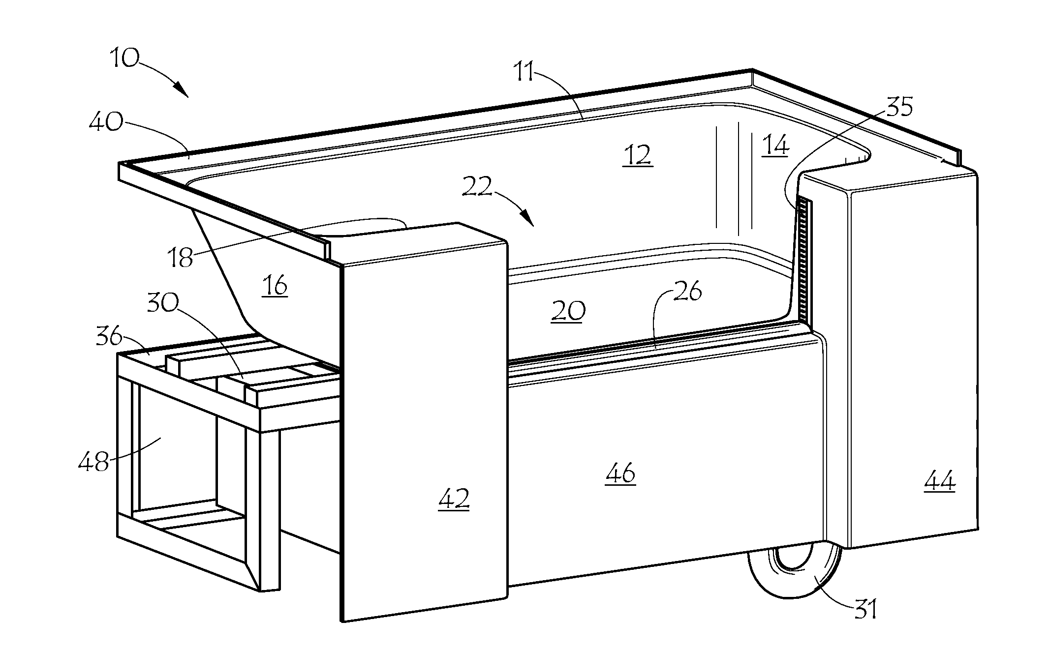 Accessible Bathtub and Drain