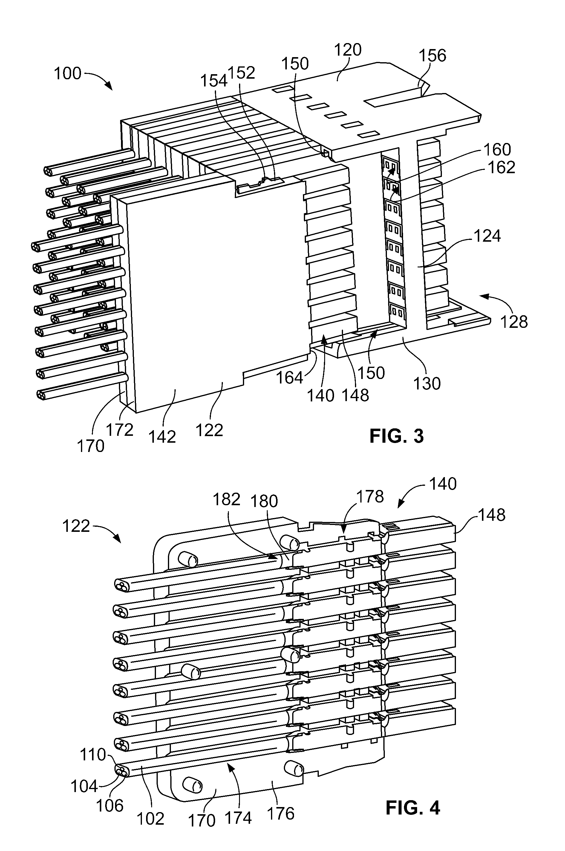 Cable header connector