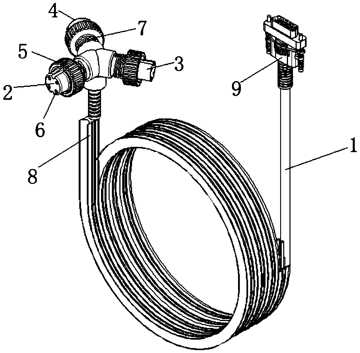 Robot servo motor wire