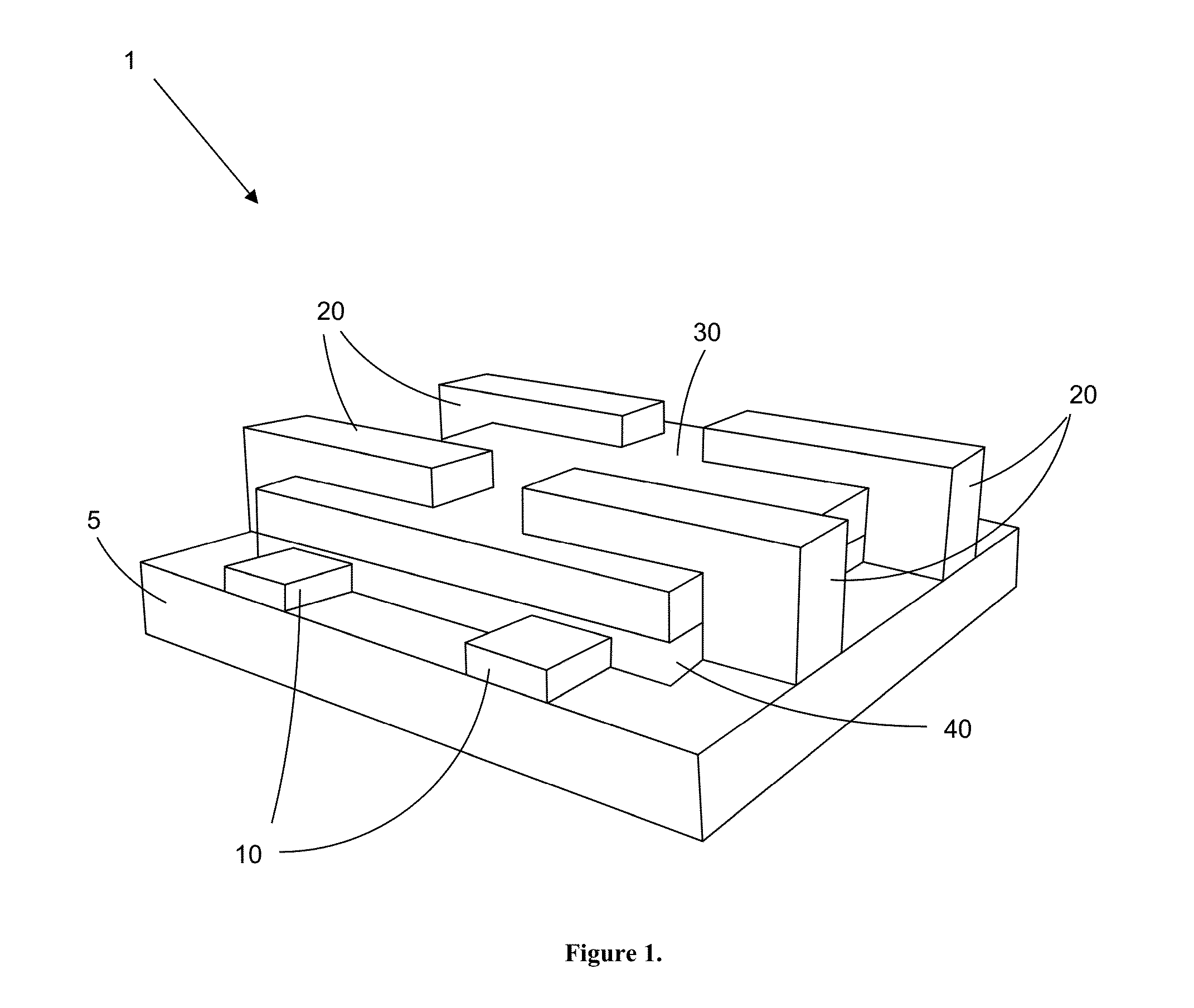 Method of manufacturing inverted organic solar microarray for applications in microelectromechanical systems