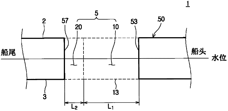 Moon pool and drillship comprising same