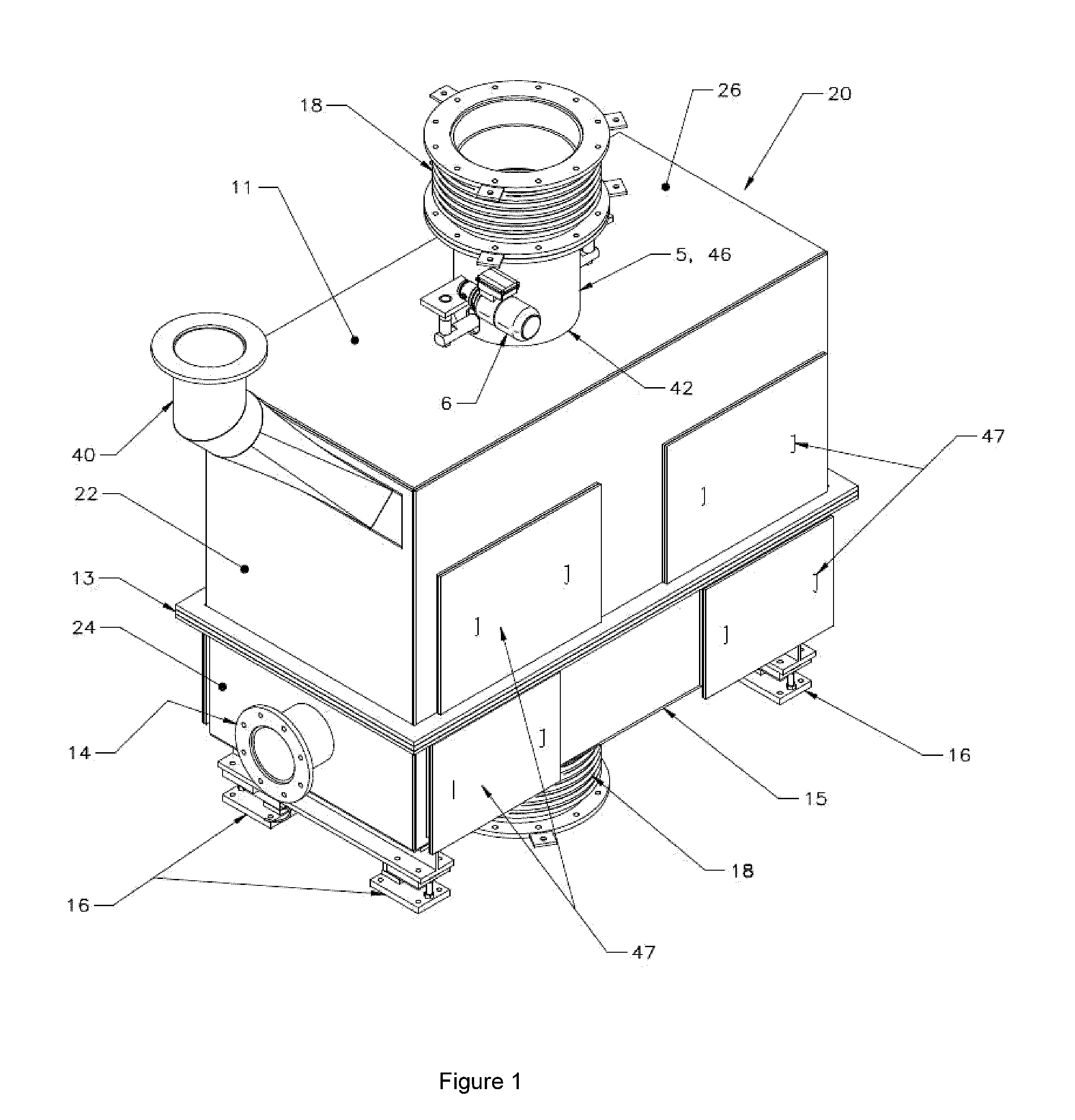 Feed flow conditioner for particulate feed materials