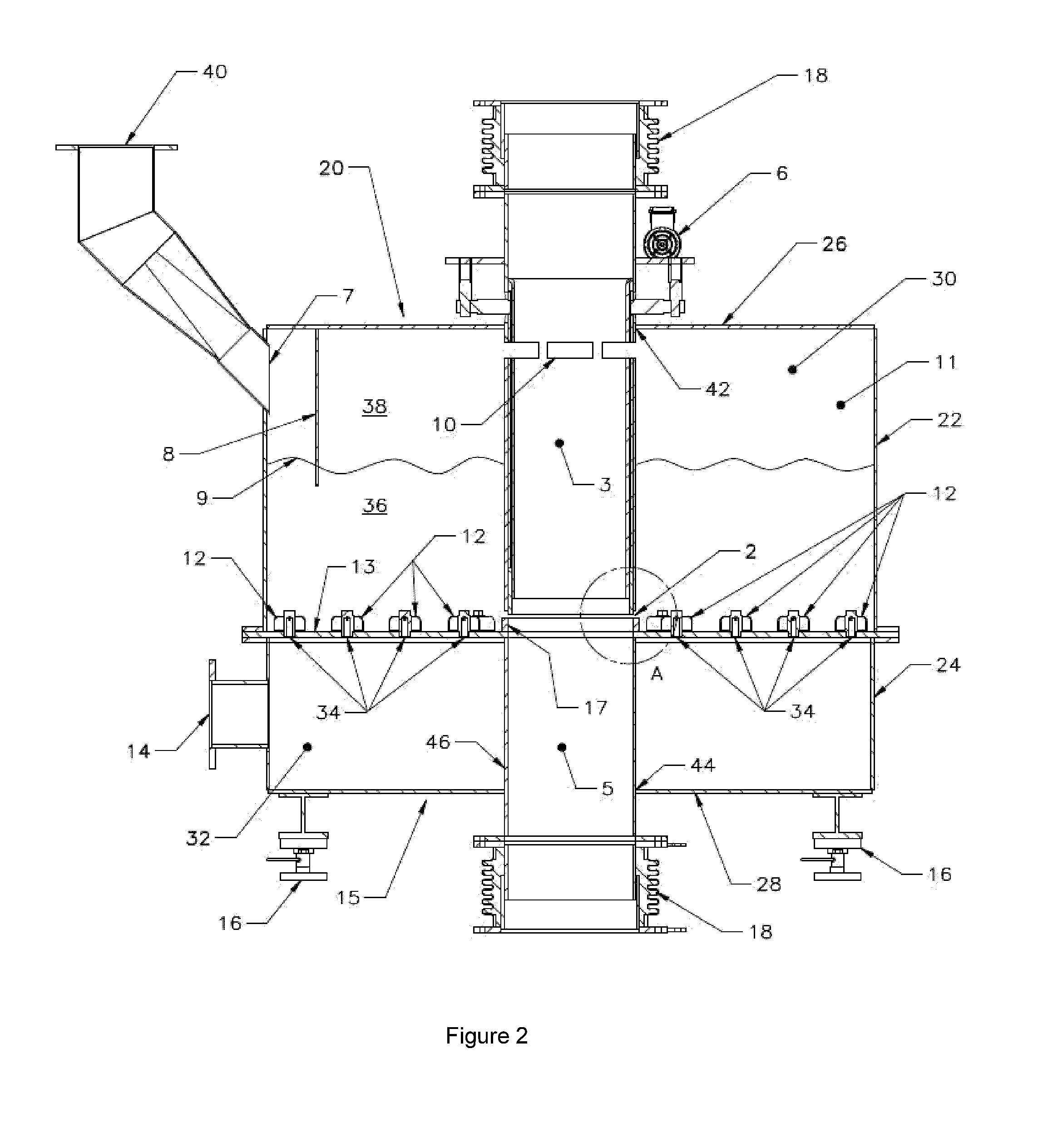 Feed flow conditioner for particulate feed materials