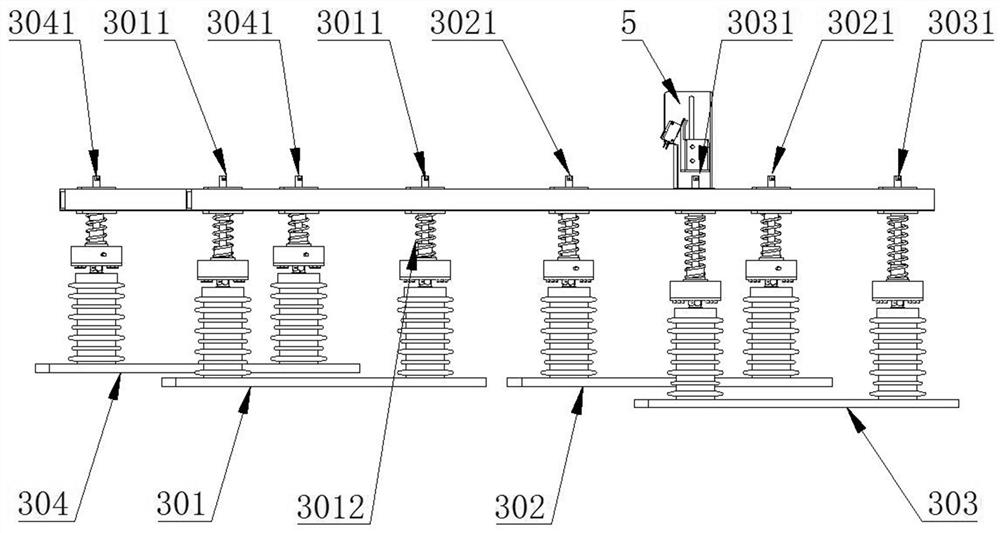 Lifting type charging device, charging pile and lifting type charging device motion control method