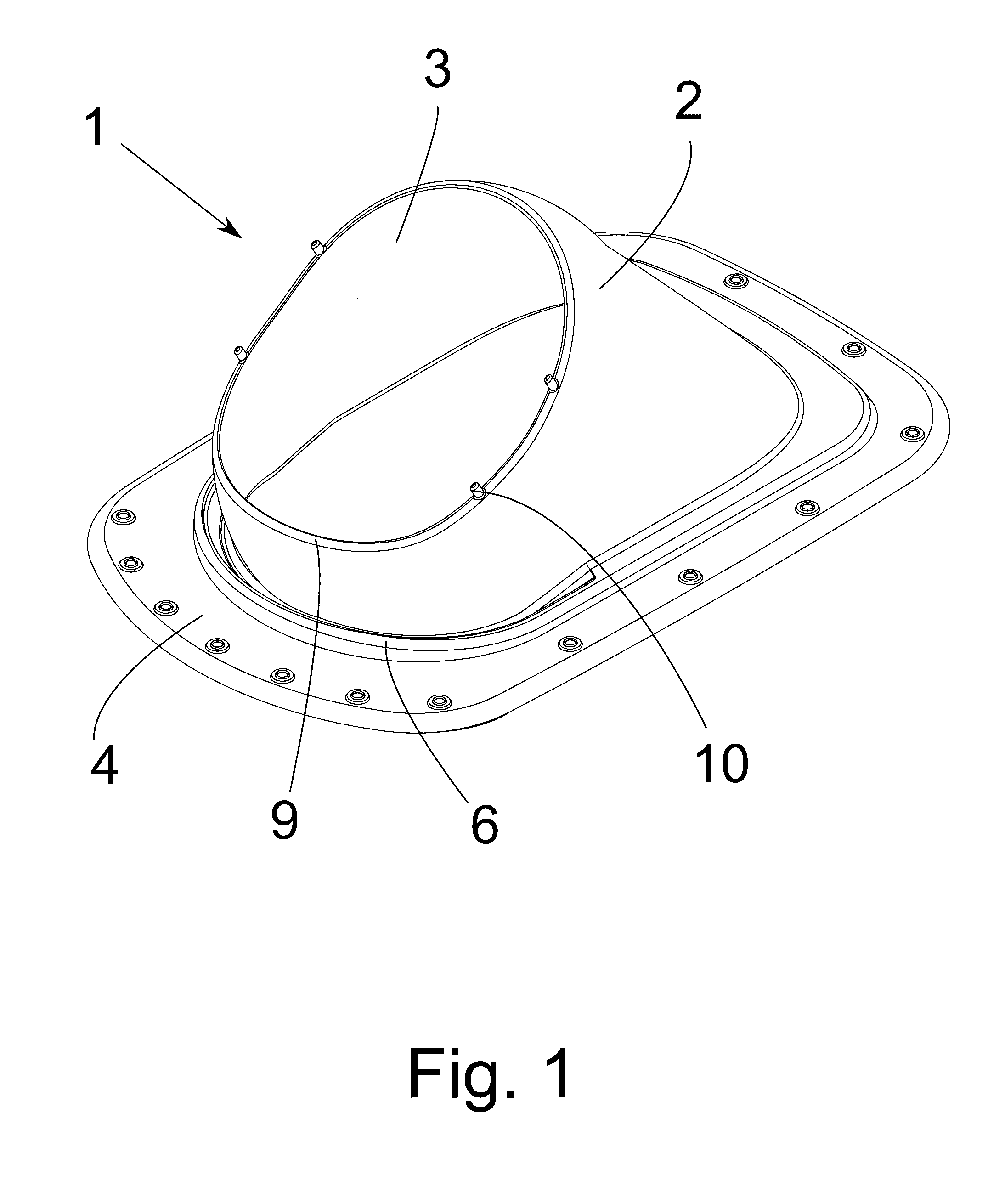 Roof flashing for a pipe or duct