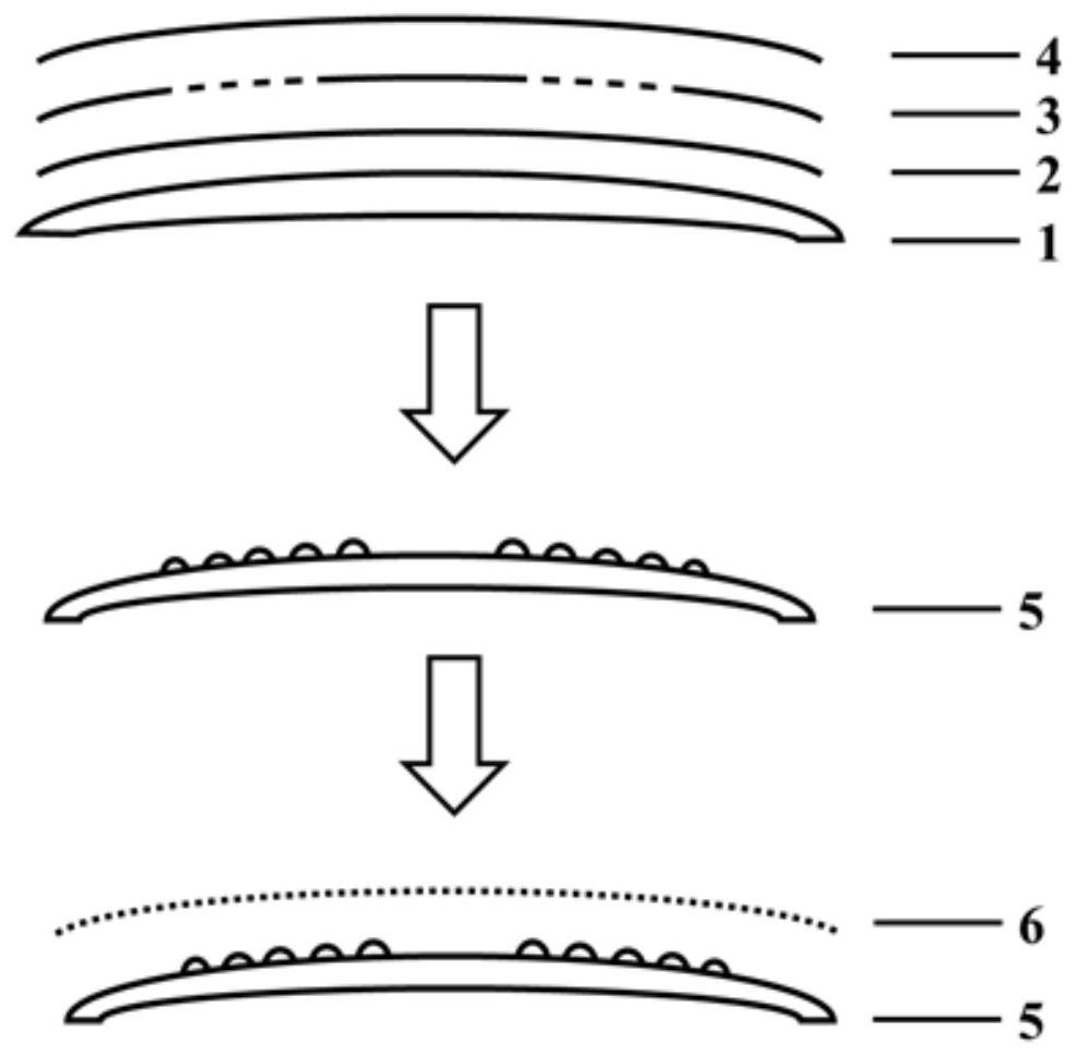 Lens with thin film microstructure and preparation method of microstructure coating