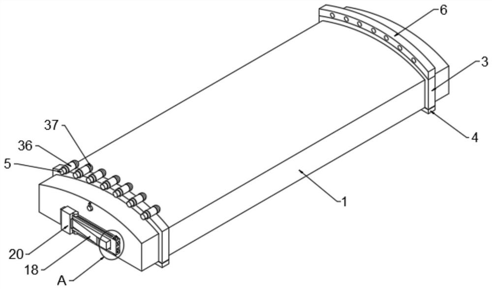 Laser string with interaction effect