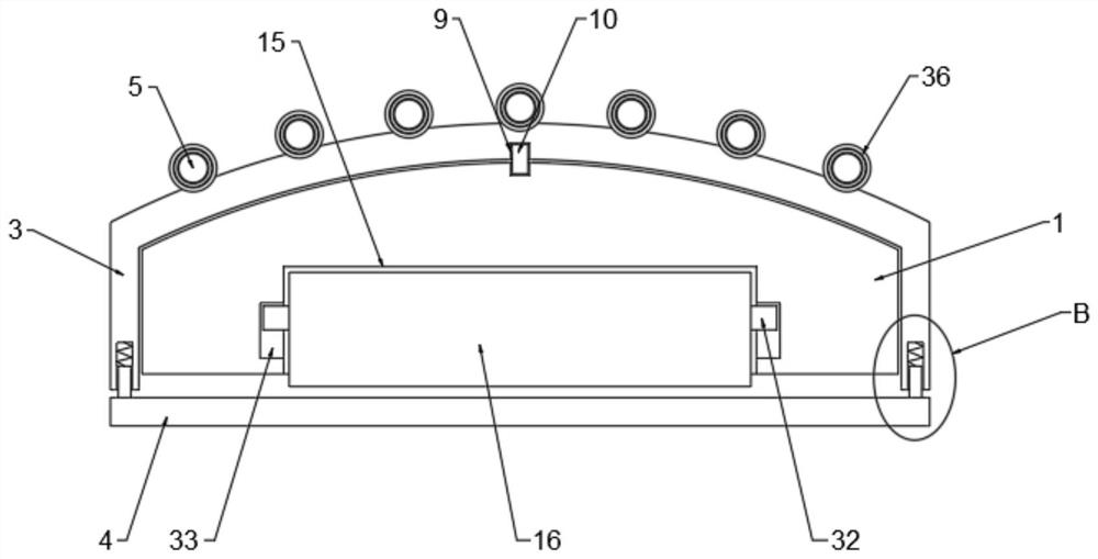 Laser string with interaction effect