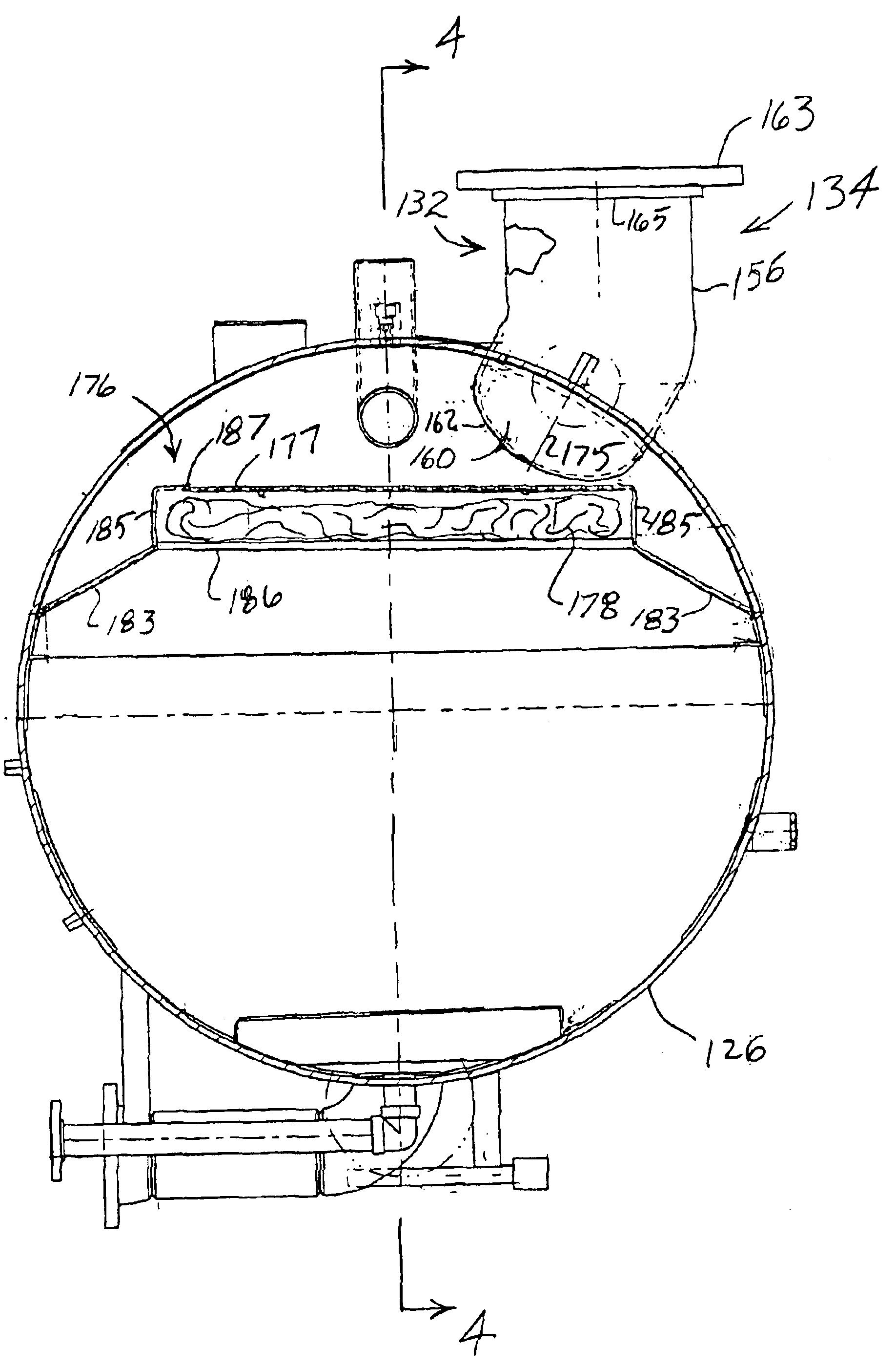 Suction connection for dual centrifugal compressor refrigeration systems