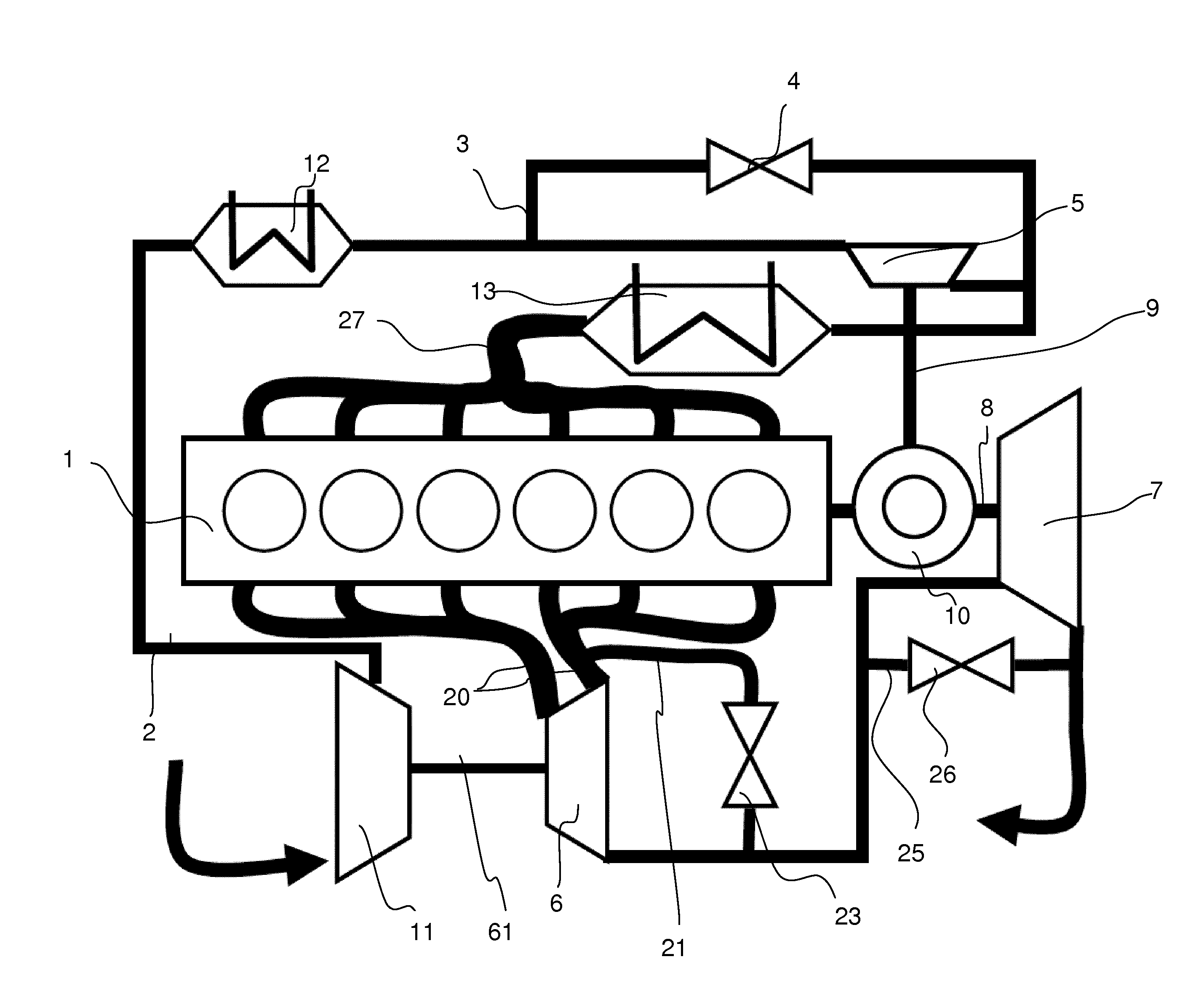 Supercharged turbocompound hybrid engine apparatus