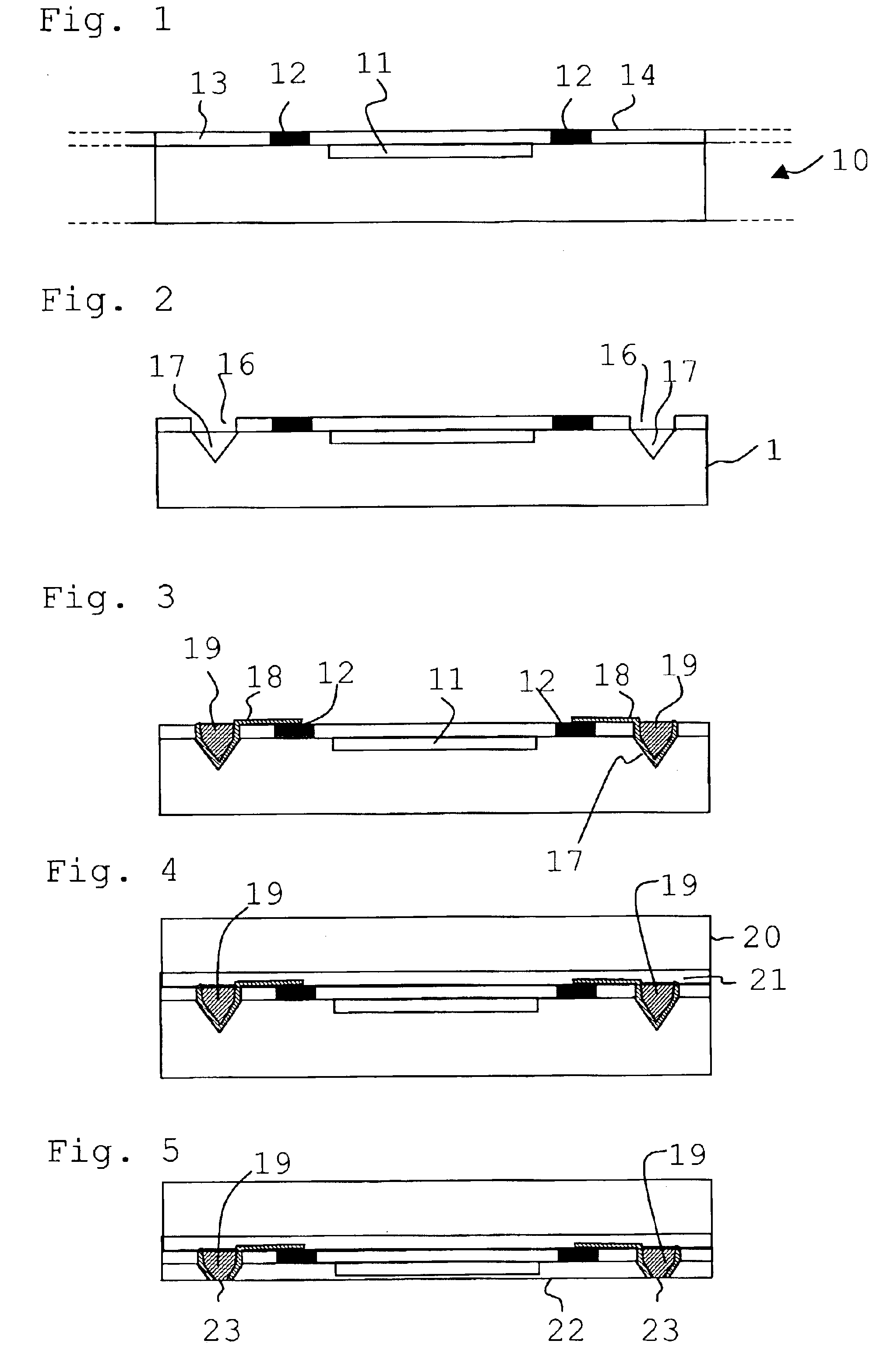 Process for making contact with and housing integrated circuits