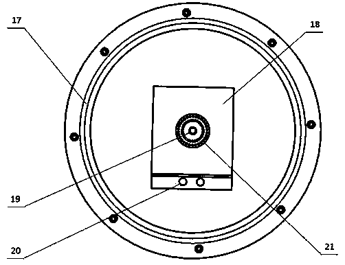 Underwater detection device for turbid waters