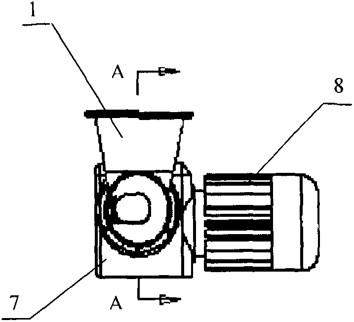 Squeezing device and squeezing machine