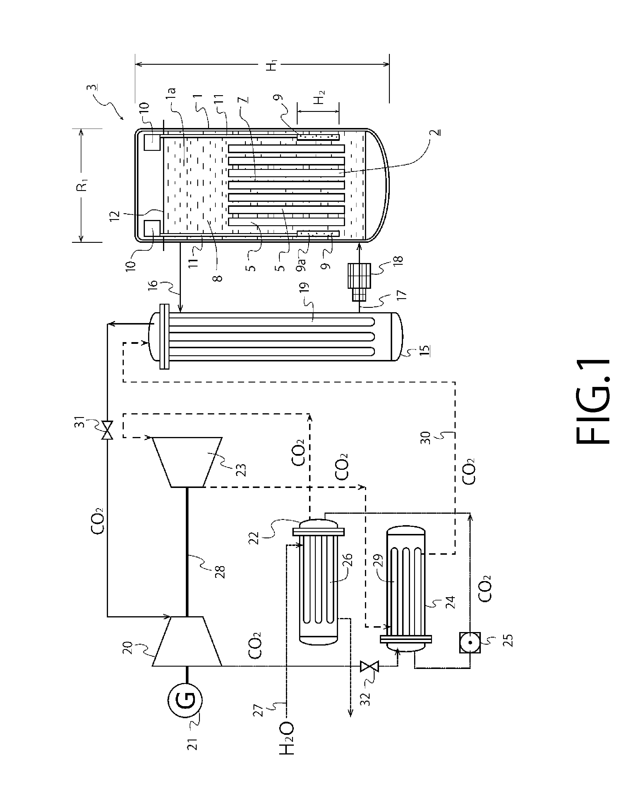 Compact nuclear power generation system