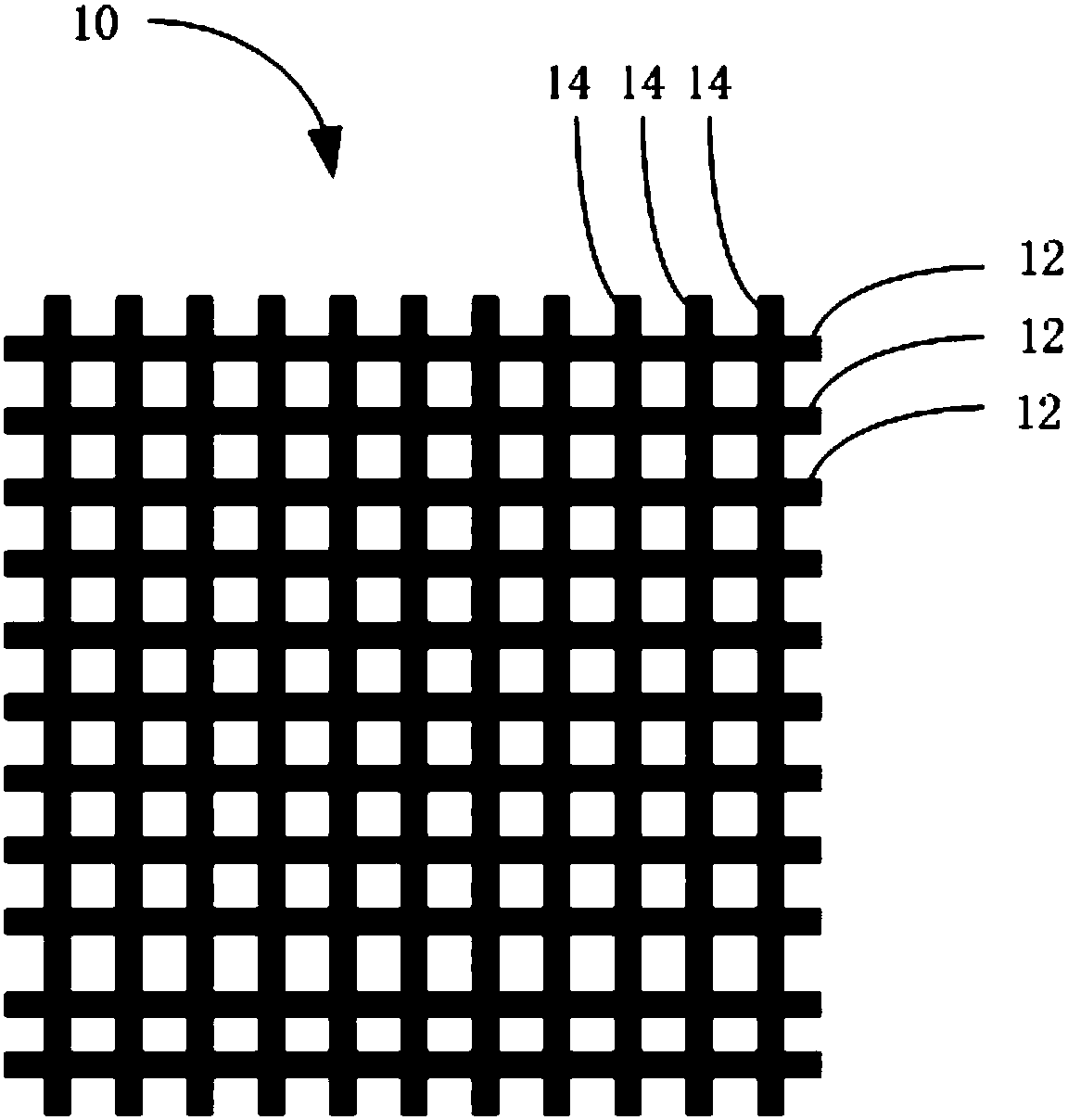 Osteochondral tissue engineering scaffold material and preparation method thereof