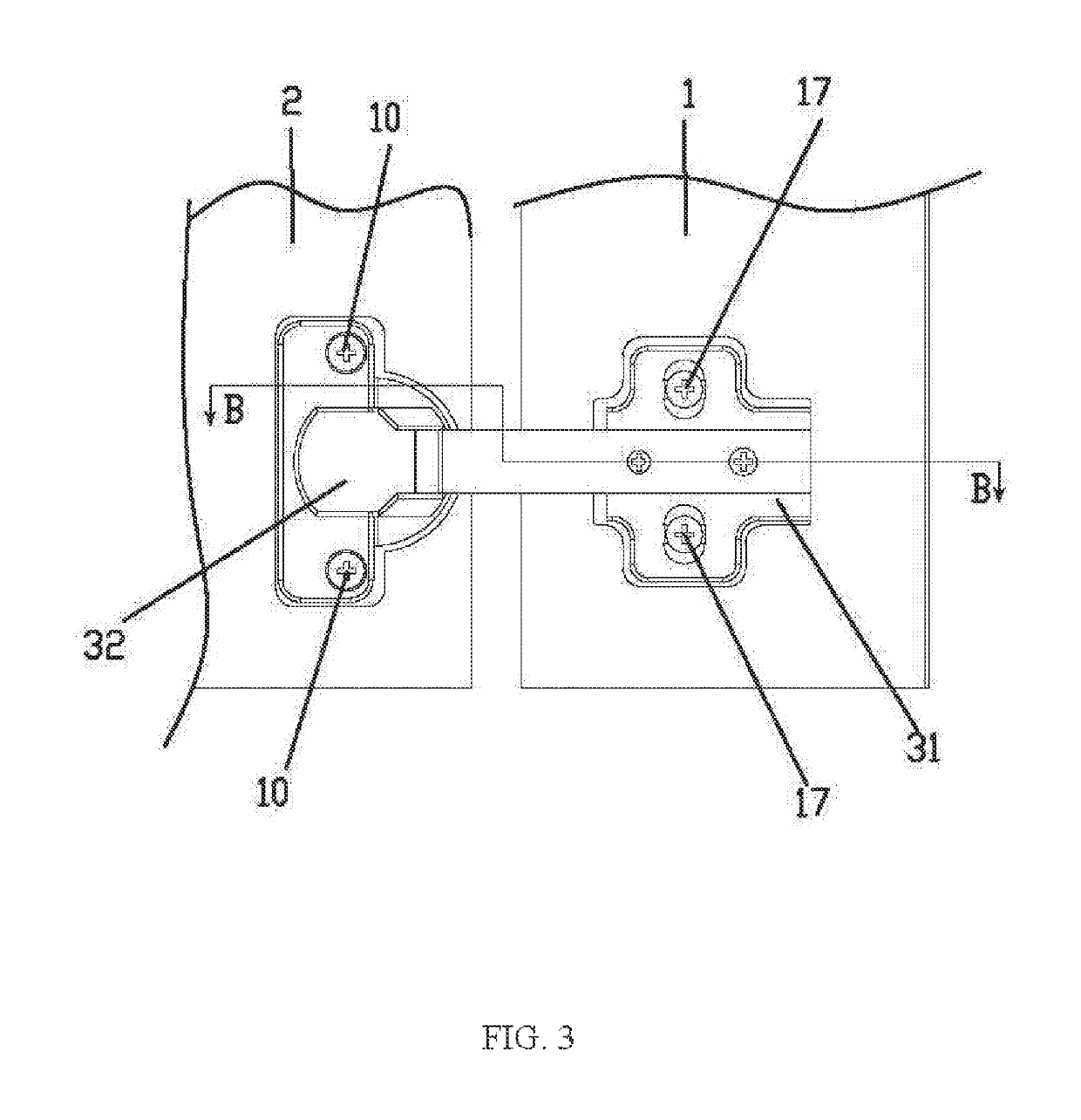 Metal cabinet with electrically conductive hinges