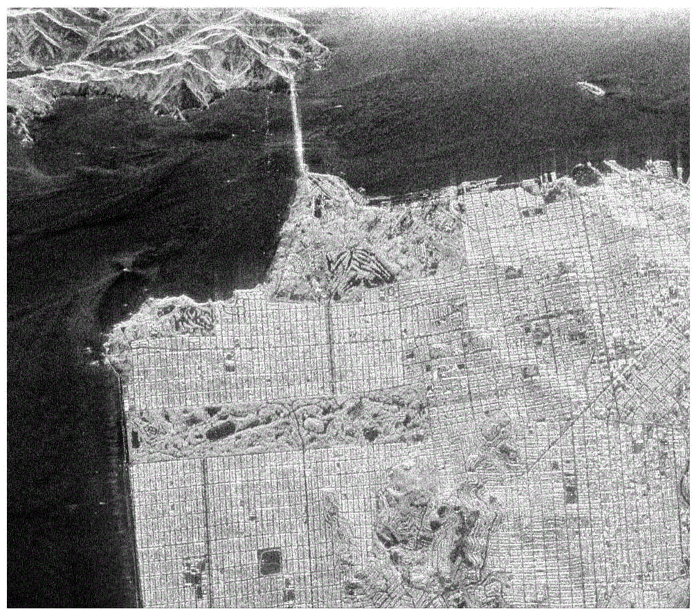 Polarimetric SAR image classification method based on eigenvector measurement spectral clustering