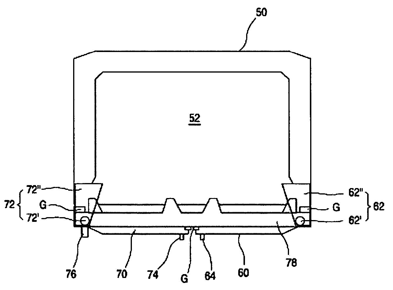 Open-close equipment for door of refrigerator