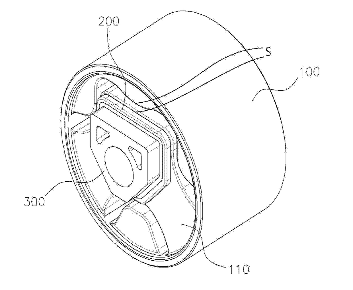 Structure of mounting bracket