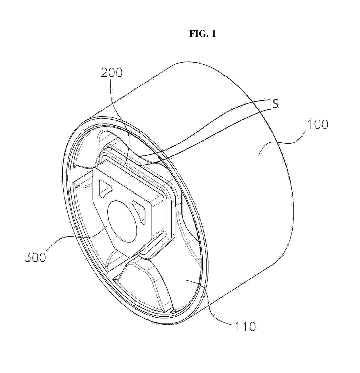 Structure of mounting bracket