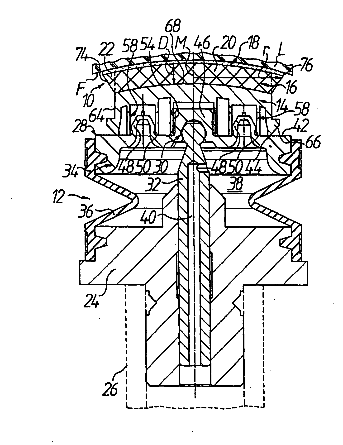 Polishing disc for a tool for the fine machining of optically active surfaces particularly on spectacle lenses and method for its production