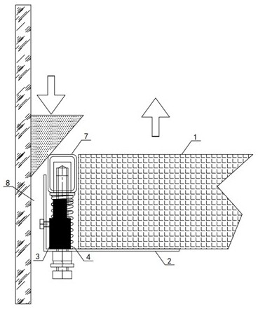 Safety anti-touch mechanism for platform elevator car bottom