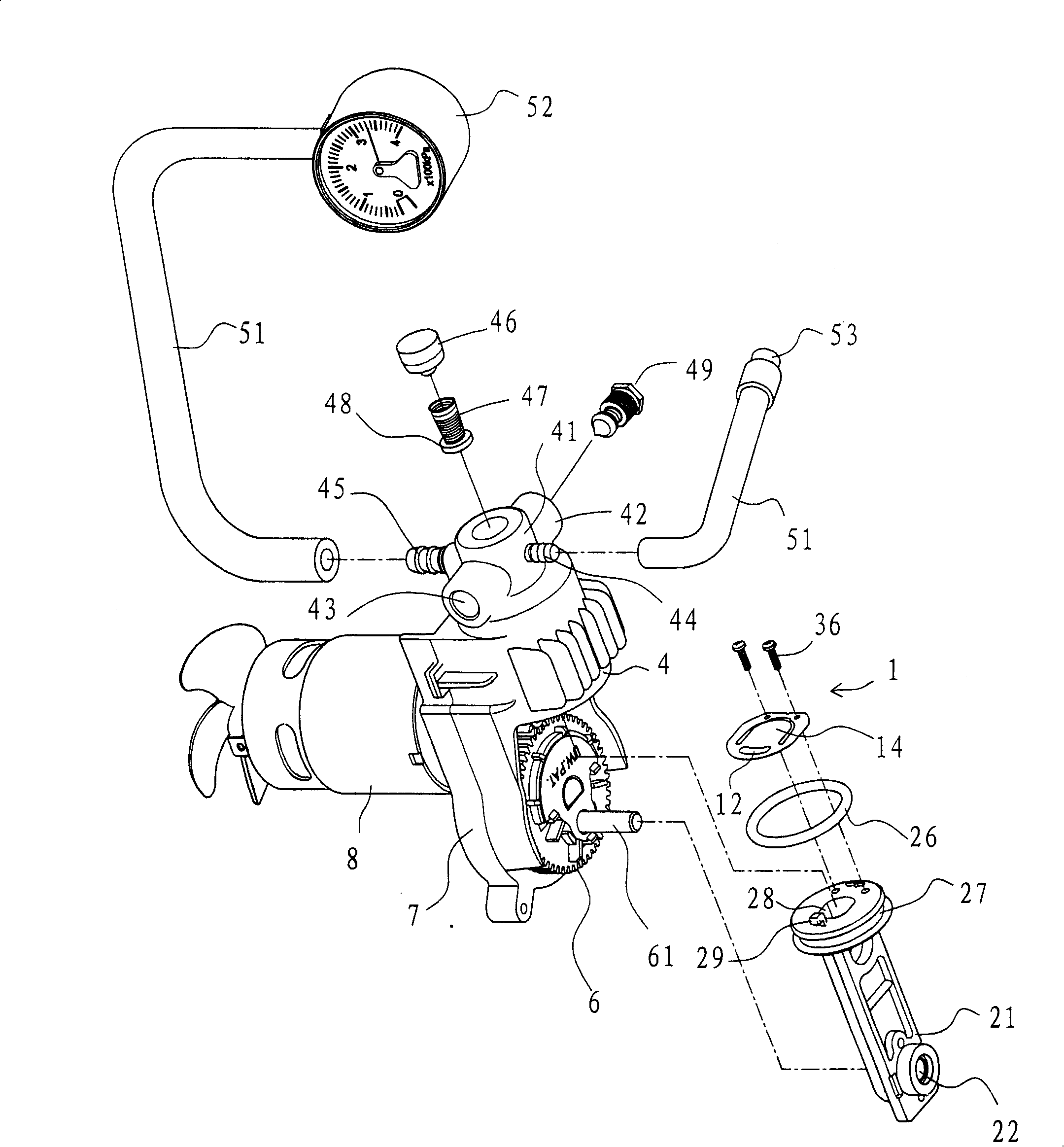 Air compressor piston body structure improvement