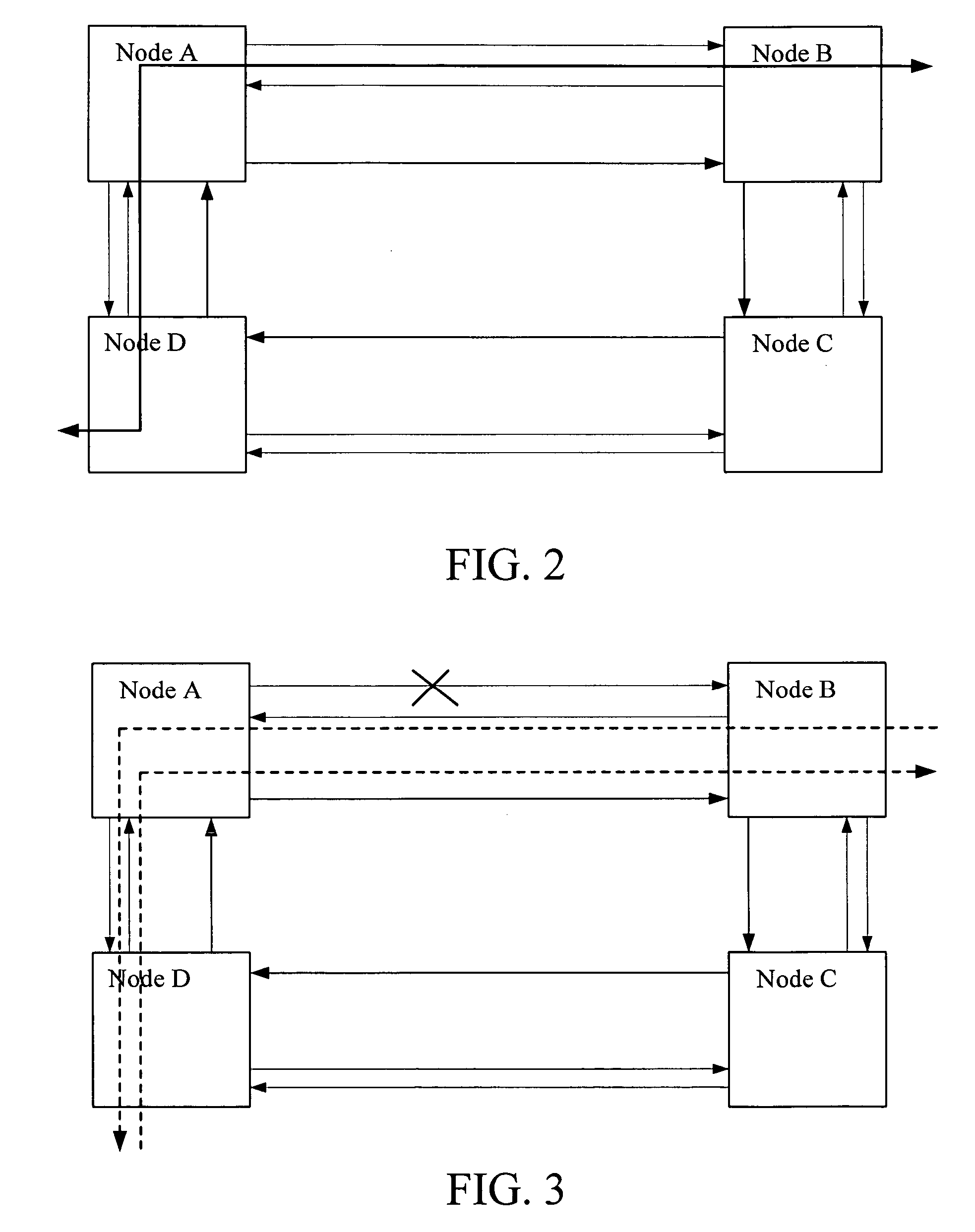 Three fiber line switched ring