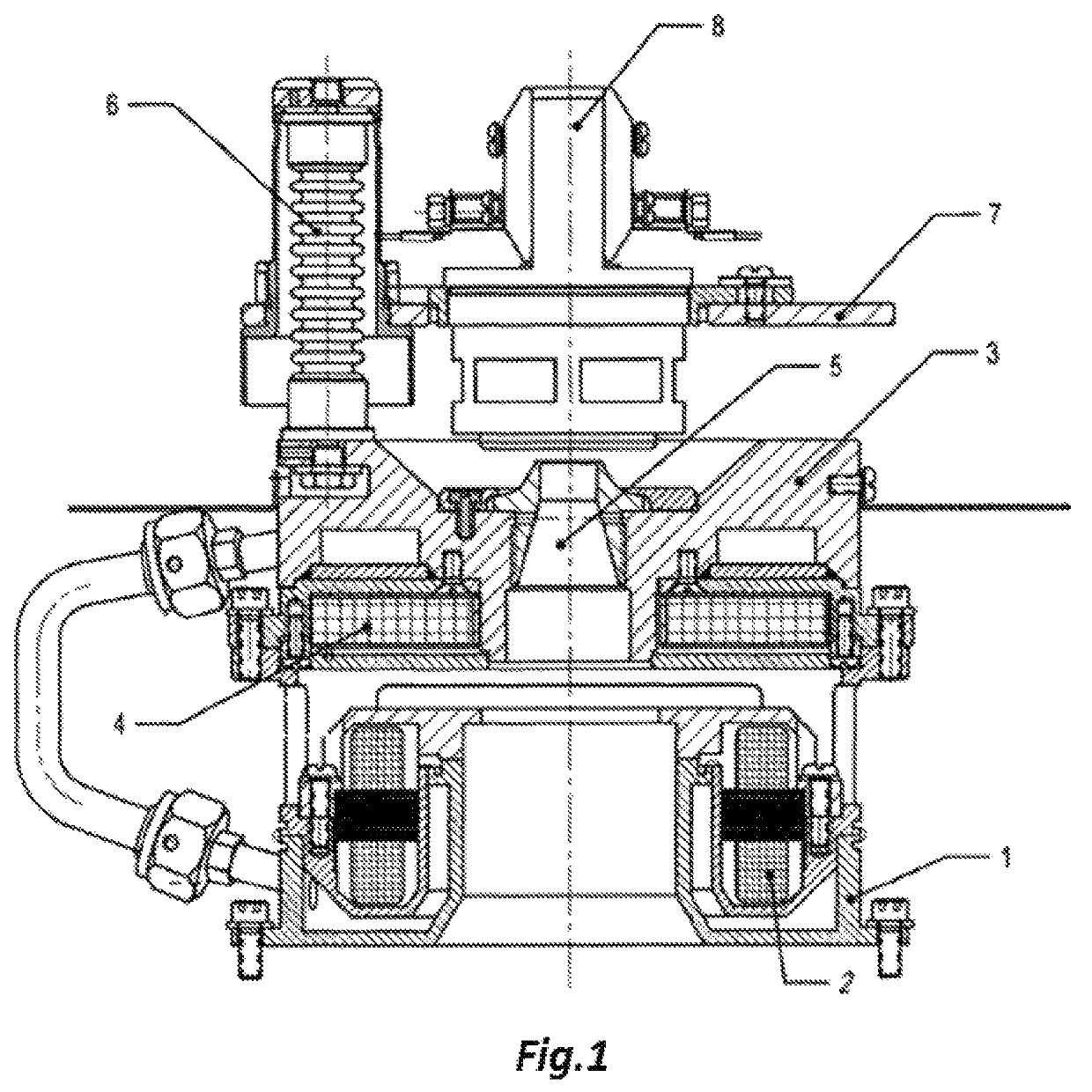 Axial electron gun