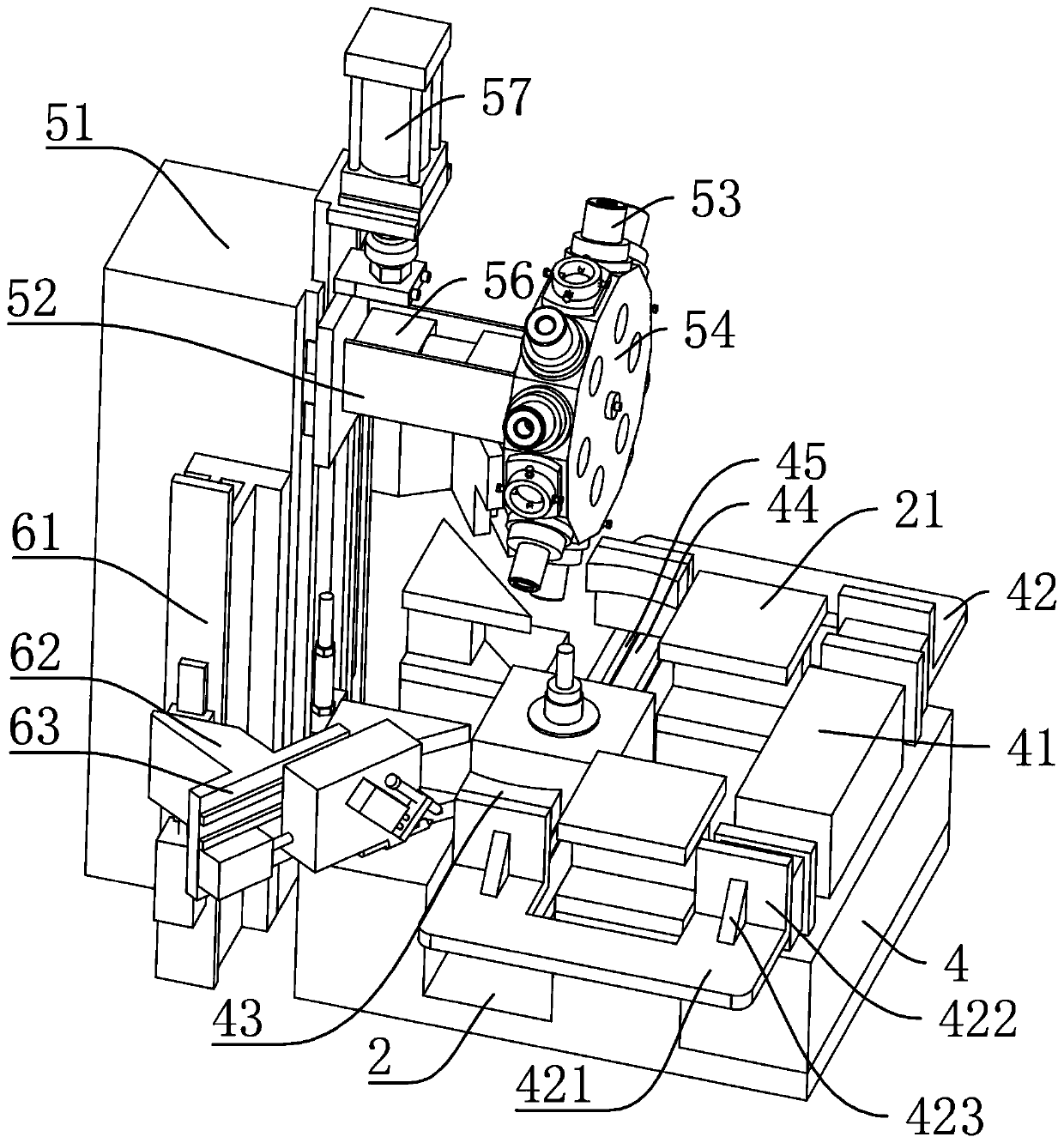 Automatic detection equipment for circle run-out of rim