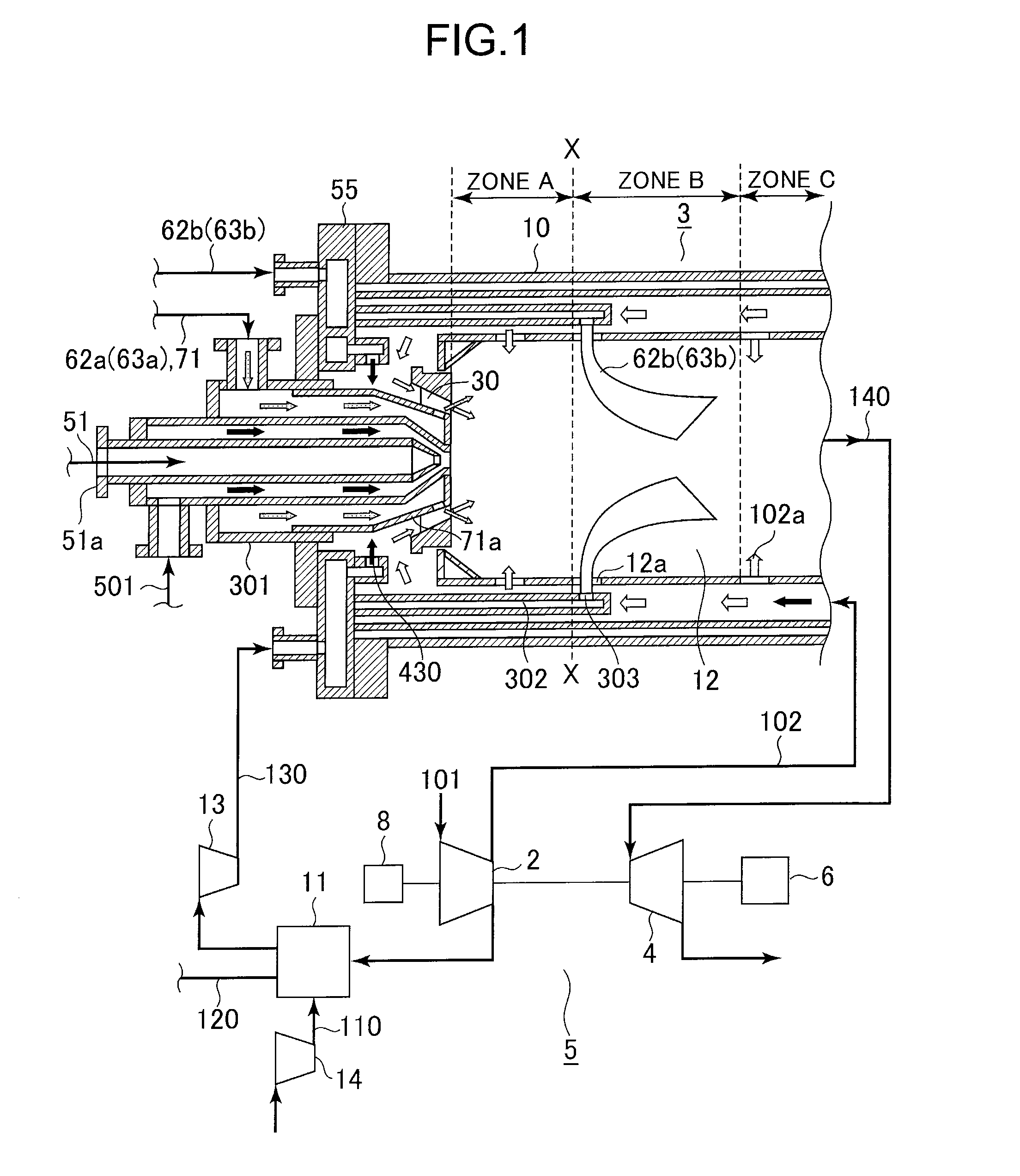 Low NOx Combustor for Hydrogen-Containing Fuel and its Operation