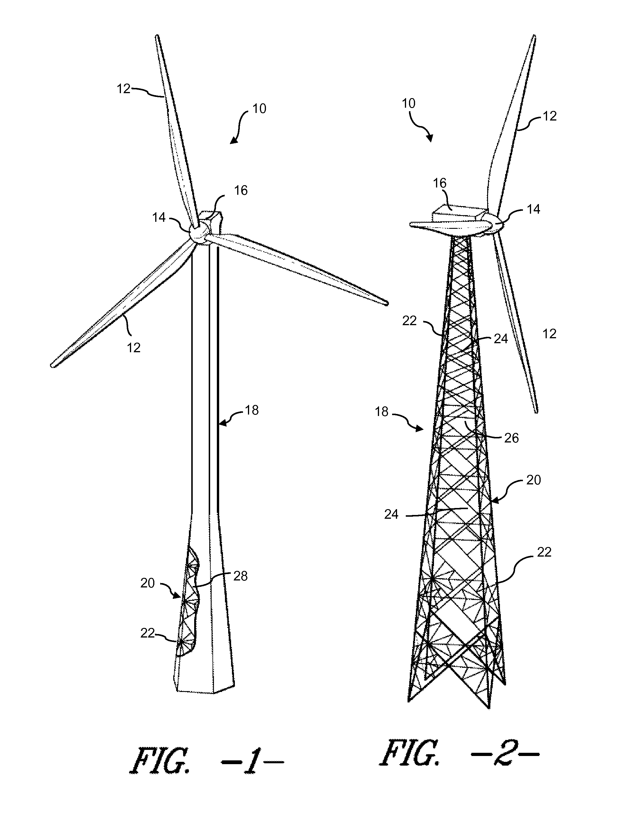 Friction damping bolt connection for a wind tower lattice structure