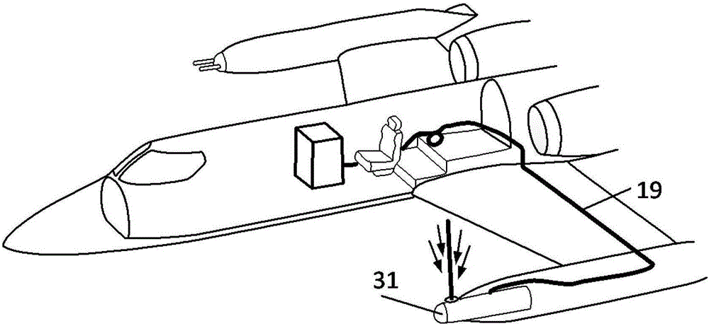 Airborne near-infrared laser radar system for detecting cloud supercooled water and inversion method thereof