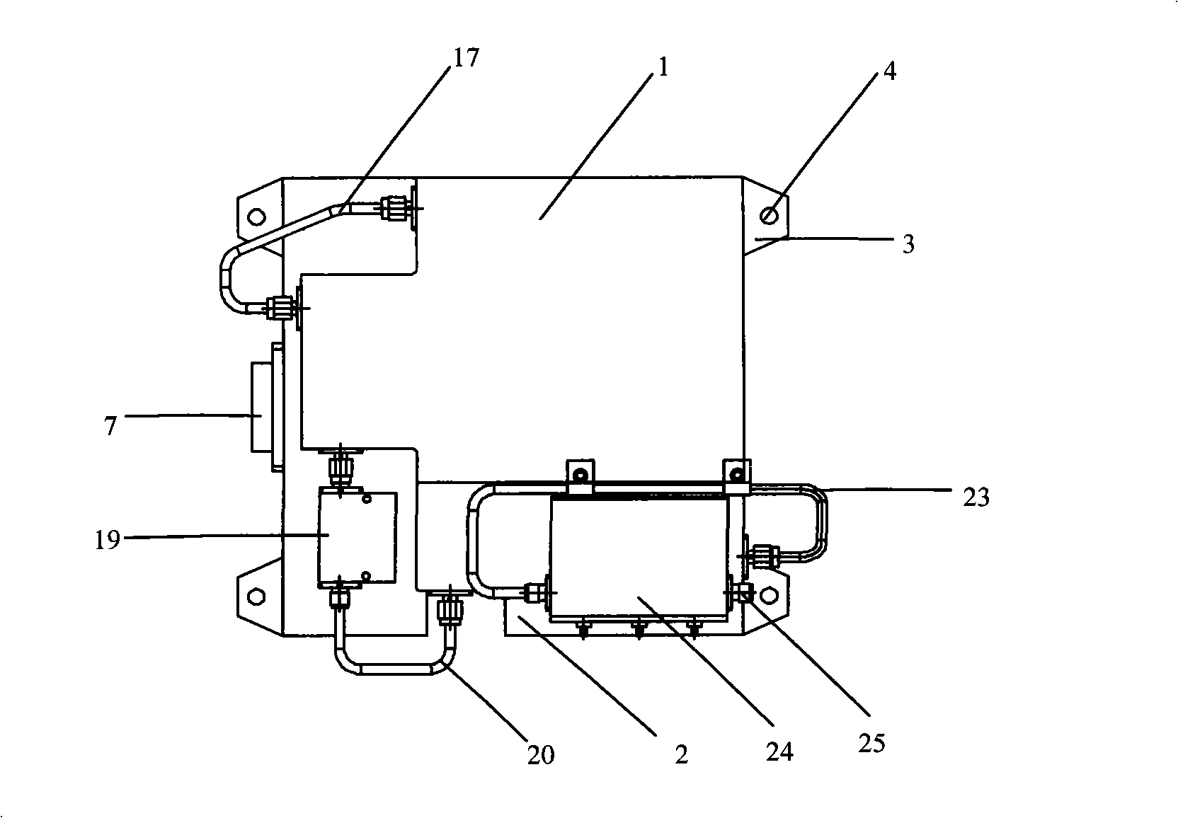 Satellite-borne data transmission transmitter using microwave direct modulation technique