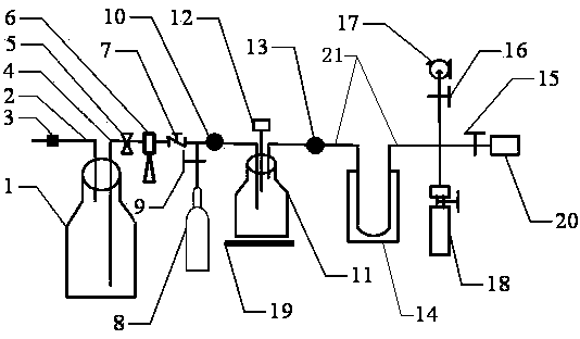 Analysis pretreatment device for stable carbon isotopes in carbonate dissolved in water bodies