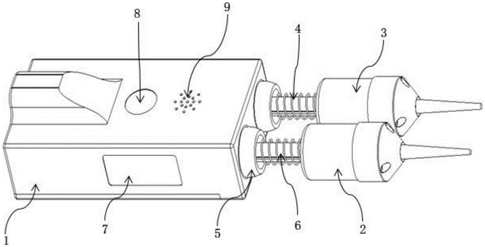 Porcelain bottle/porcelain sleeve acoustic vibration analysis instrument