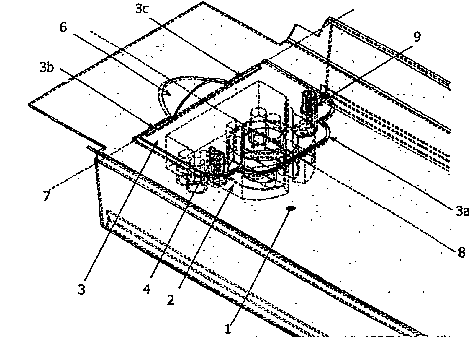 Luminaire having rotatable lampholder support